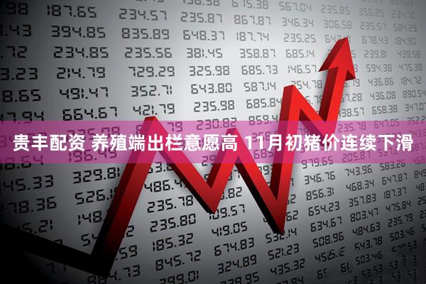 贵丰配资 养殖端出栏意愿高 11月初猪价连续下滑