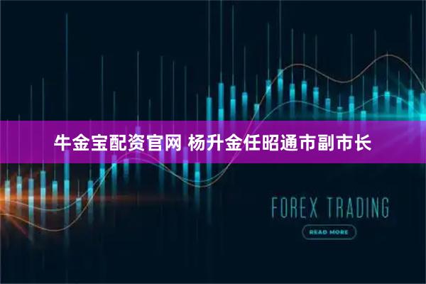 牛金宝配资官网 杨升金任昭通市副市长